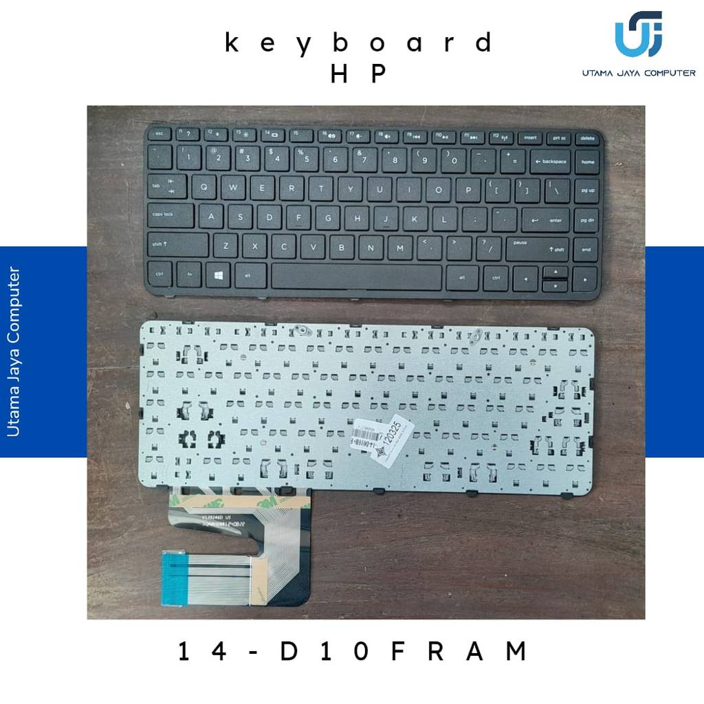 คีย์บอร์ด HP 14D10 14-n214tu R202tx R203tu R204tu FRAME