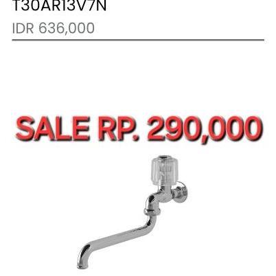 Toto T30Ar13V7N อะคริลิค Handle Sink Tap พร้อม Spout Swivel