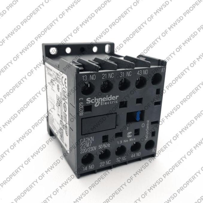 Schneider รีเลย์ควบคุม 2No 2Nc 220Vac Ca2Kn22M7 ราคาพิเศษ