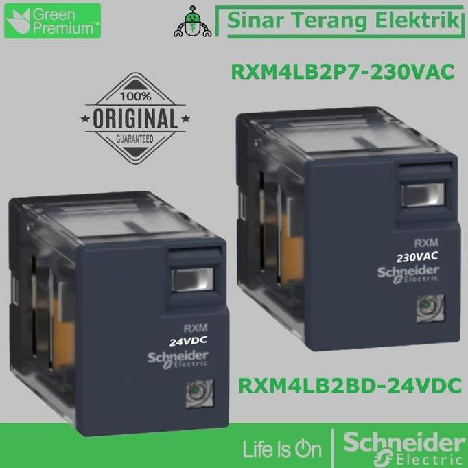 Schneider รีเลย์ Zelio 14Pin โคมไฟ 4C/0 3A Rxm4Lb2P7 Rxm4Lb2Bd คุณภาพสูง