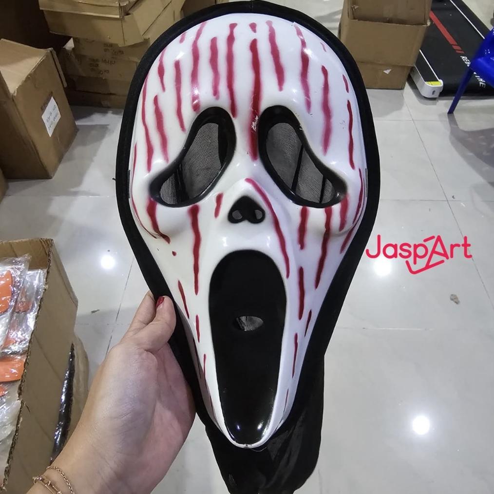 HALLOWEEN SCREAM MASK GHOST COSTUME HALLOWEEN SCARY MASK - DY30 Best