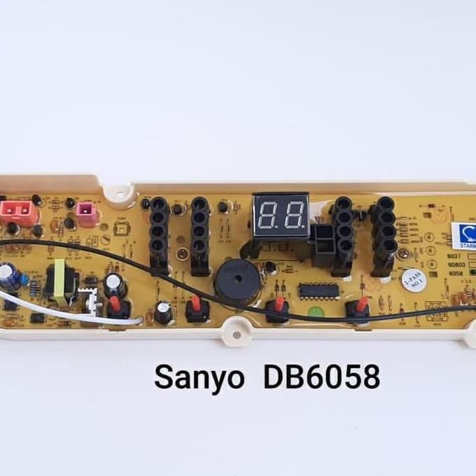 MESIN Sanyo aqua ASW88SB DB6058 โมดูลพีซีบีเครื่องซักผ้า