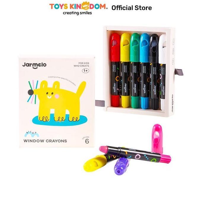 JARMALO SET 6 ชิ้น CRAYON WASHABLE SILKY WINDOW - ผสม