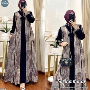 HOT DEALS KARINA MAXY / KARINA DRESS / KARINA GAMIS / STANDARD & JUMBO (MADANI LABEL)
