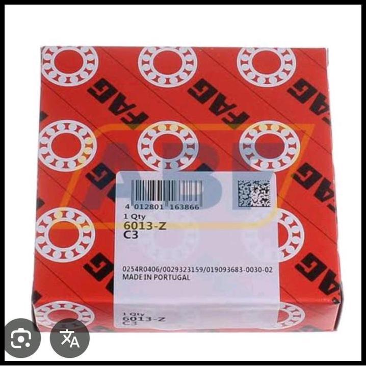 BEARING 6013 Z C3 - 6013 Z C3 FG - ฝาครอบด้านข้าง