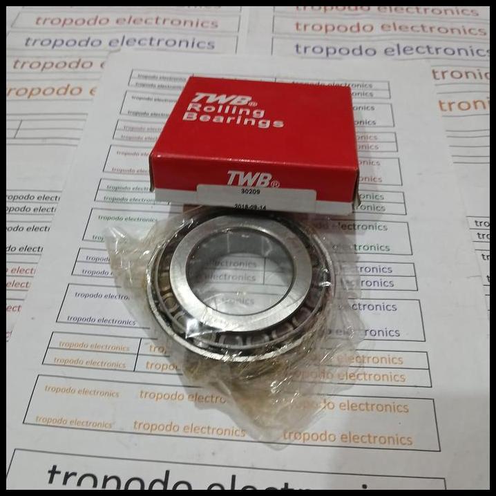 HOT DEAL TAPERED ROLLER BEARING 30209 ยี่ห้อ TWB !!!