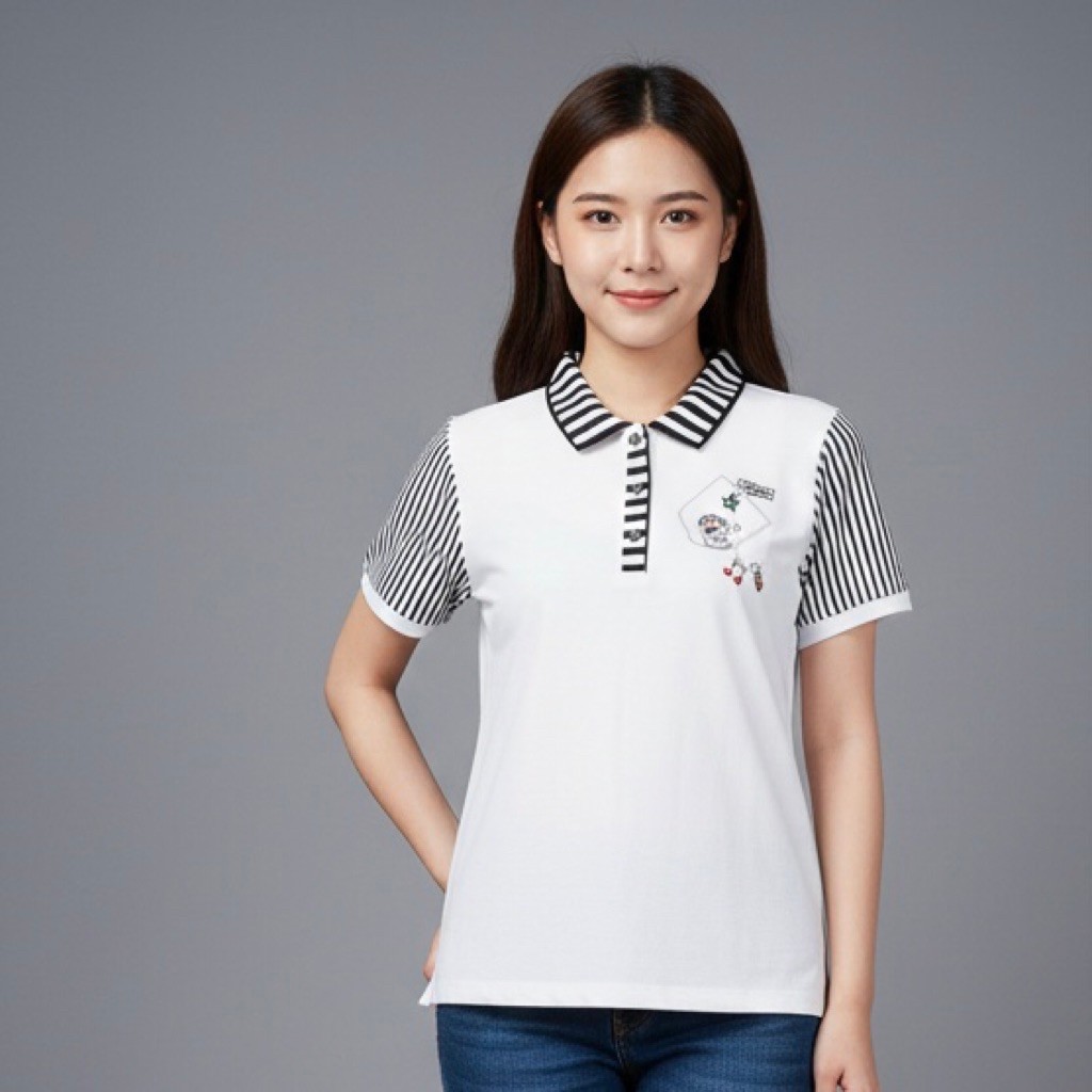 เสื้อกอล์ฟผู้หญิง Sesame street