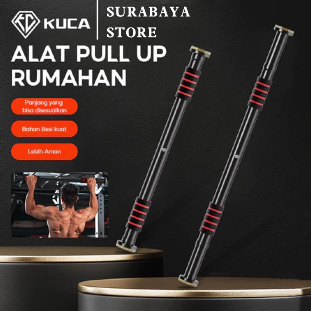 KUCA/พูลอัพบาร์/ประตู Chinning Bar/ปรับได้ 60-100 CM/อุปกรณ์ออกกําลังกายมัลติฟังก์ชั่น/แถบประตู