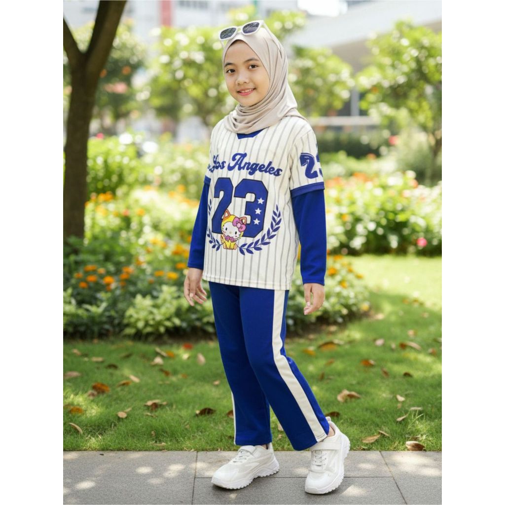 CKids Muslimic Girls Suit LA 23 Sporty Girl