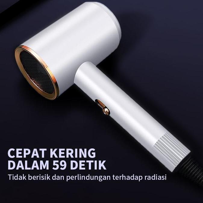 [ Pplus ] เครื่องเป่าผมร้อนและเย็นมืออาชีพ 800W 3 ระดับอุณหภูมิแบบพกพาแห้งเร็ว