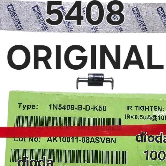 Original Diode Rectifier 1N5408 1N 5408 In5408 1N ใน 5408 3A 1,000V 1Kv 1000V 1000 3 AV โวลต์เดิมเกา