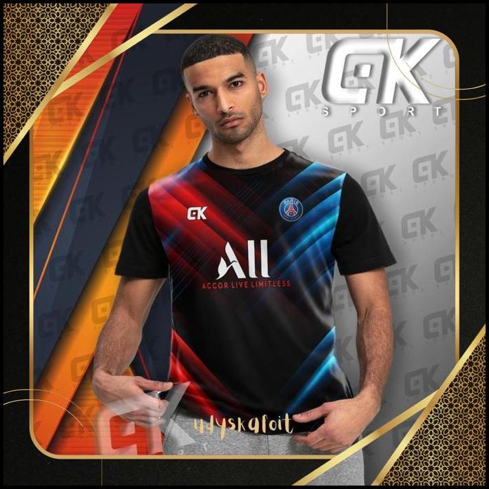 QIG-1722 KU09 เสื้อฟุตบอลพิมพ์ PPSG JERSEY คุณภาพระดับพรีเมียม