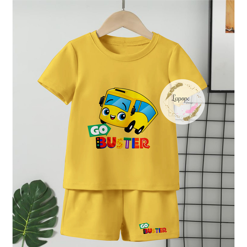 เทรนด์ล่าสุด GO BUSTER ภาพตัวละครชุดเด็กชายและเด็กหญิง