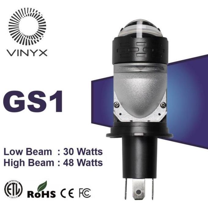 VINYX GS1 H4 LED HEADLIGHT PROJECTOR H4 MINI PROJECTOR เลนส์รถรถจักรยานยนต์ไฟหน้าไฟหน้า BILED ZE5 20