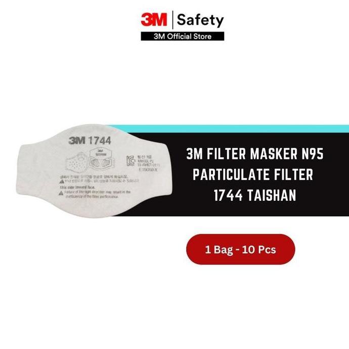 3M Filter Mask N95 Particulate Filter 1744 Taishan - 1 ถุง มี 10 ชิ้น Premium