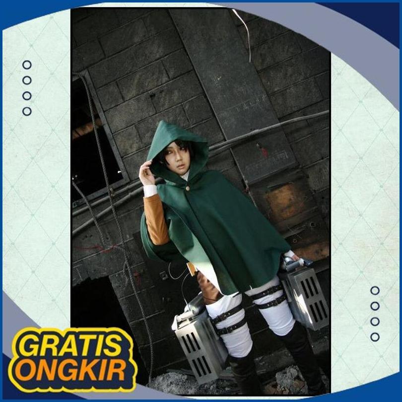 Top Today Cc-05 Attack On Titan Aot Eren Levi คอสเพลย์เครื่องแต่งกาย Dr-02