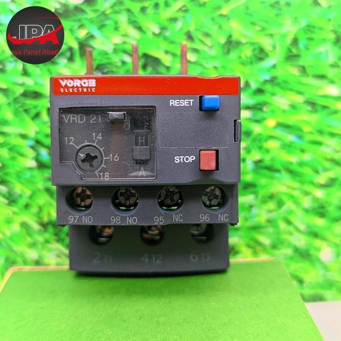 รีเลย์โอเวอร์โหลดความร้อน Tor Vorge Vrd21 Vrd 21 12A-18A เทียบเท่ากับ Lrd21 Lrd 21 รับประกัน 1 ปี