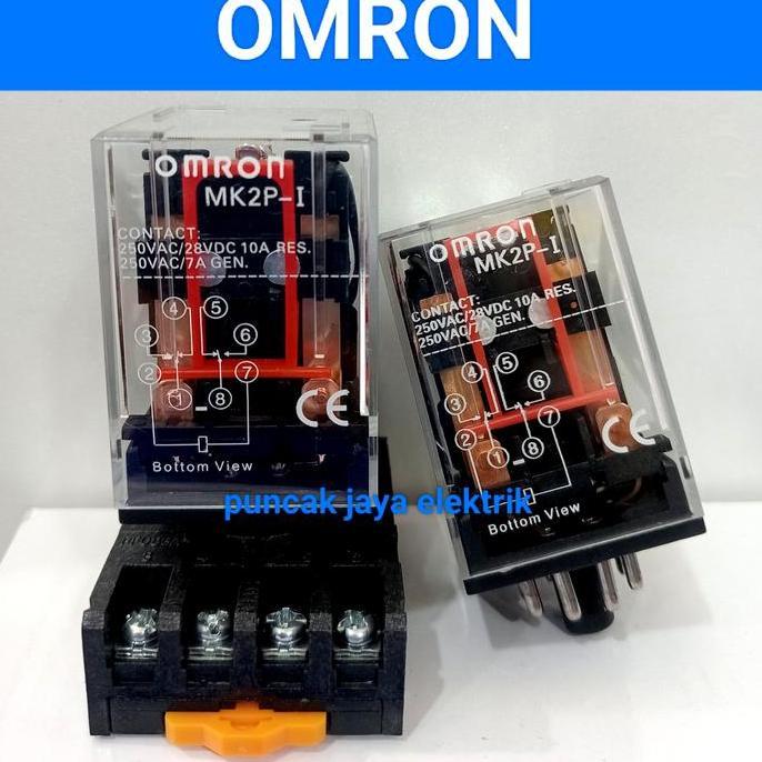 Omron Mk2P/Mk2P I 8Kaki 110Vac 10A รีเลย์/รีเลย์ Omron/รีเลย์ Mk2P