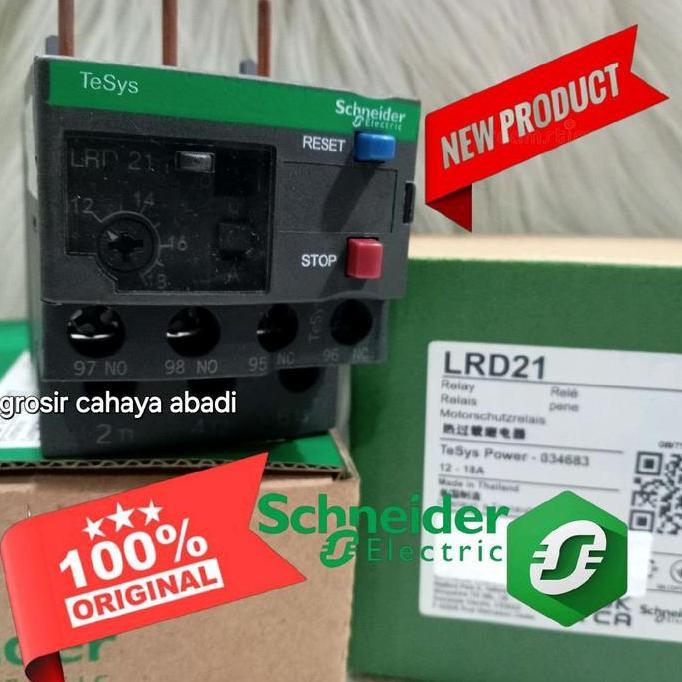 โอเวอร์โหลดคอนแทคเตอร์ Schneider Lrd21/Lrd 21 12-18A/Thermal Overload Schneider Lrd21/Tor Contactor