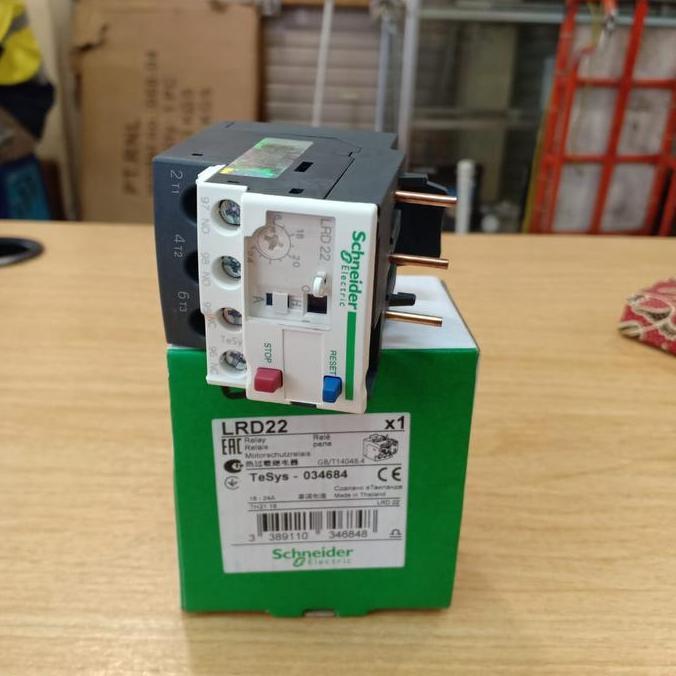 โอเวอร์โหลด Lrd22 16-24A Shccneider เดิม