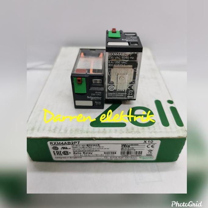 รีเลย์ Schneider Rxm4Ab2P7 ดั้งเดิม, 230Vac