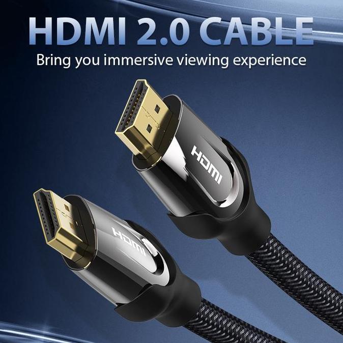 Vention [B05 8M] สาย Hdmi ถักไนลอนความเร็วสูง V2.0B 4K Premium