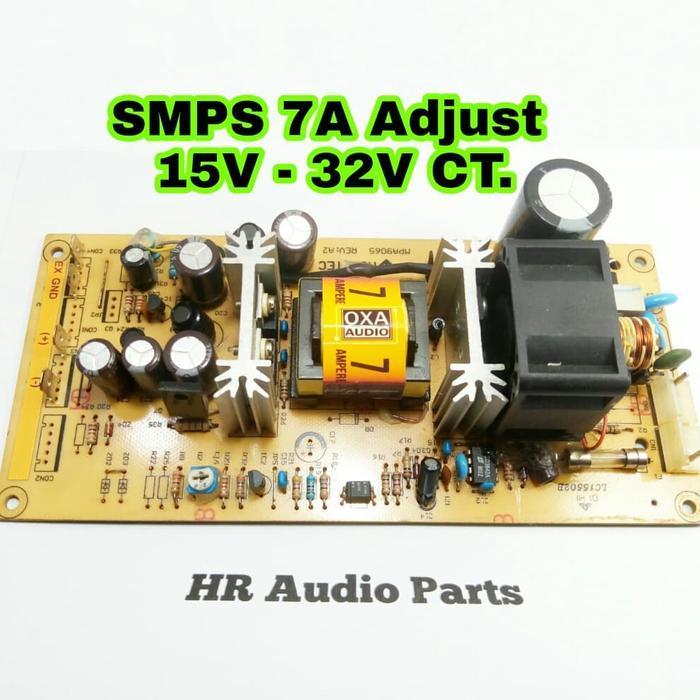 Smps Ct 7A ปรับ 15V-32V Ct สําหรับเครื่องขยายเสียงเดิมและเชื่อถือได้