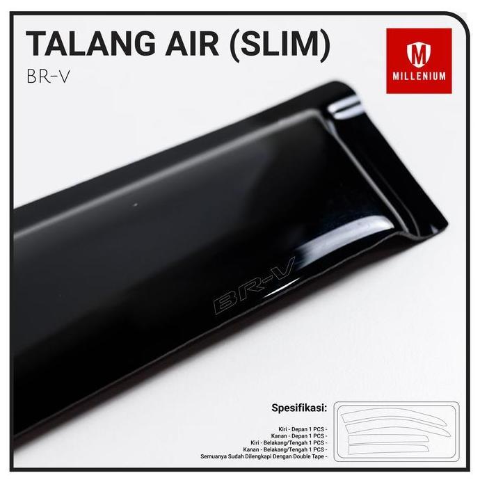 รางน้ําประตูรถยนต์ Honda Brv 2015-2019 Slim รุ่น