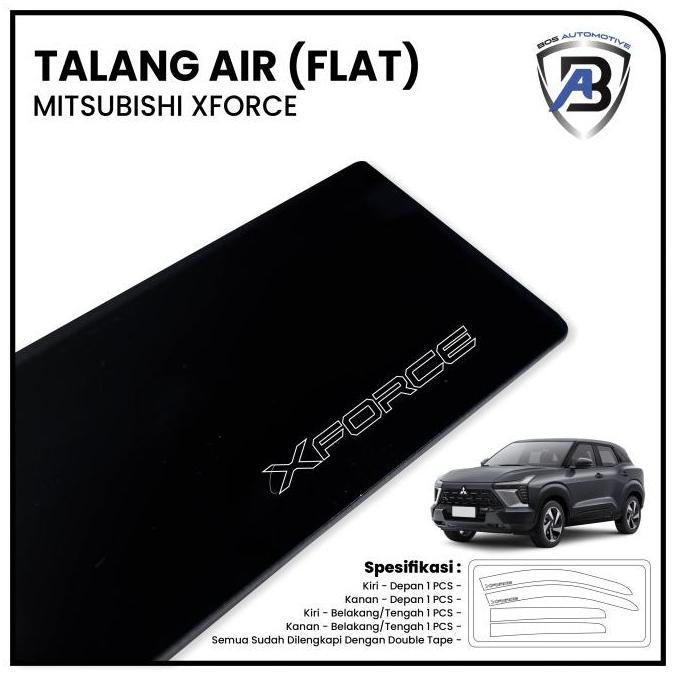 Mitsubishi Xforce Car Door Gutter Flat รุ่น 4 ประตู