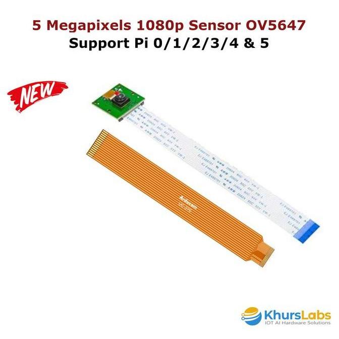 โมดูลกล้อง 5MP 1080P RASPBERRY PI - OV5647 ต้นฉบับและต่อเนื่อง