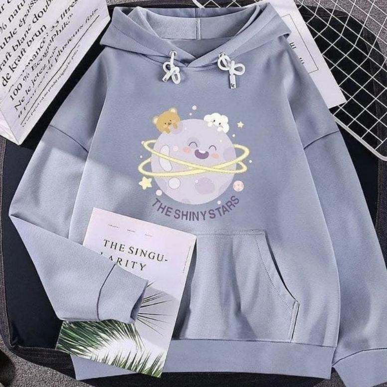 ORIGINAL ADULT WOMENS HOODIE THE SHINY STAR ML XL XXL ผู้ใหญ่ผู้หญิง SWETER WOMENS SWETER WOMENS HUD