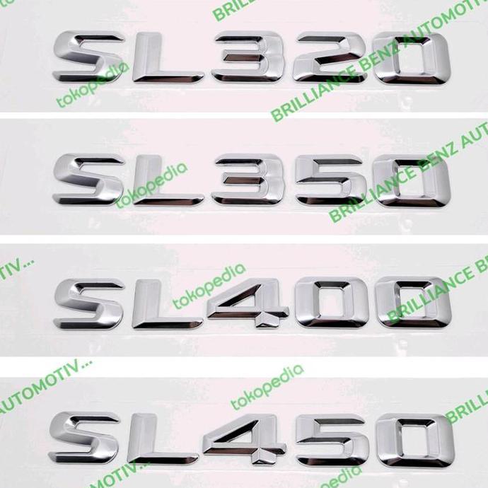 Emblem Sl280 Sl300 Sl320 Sl350 Sl400 Sl500 Mercedesbenz สัญลักษณ์การเขียนระดับพรีเมียม