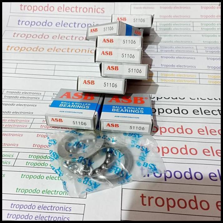 THRUST BALL BEARING 51106 ตรา ASB!!