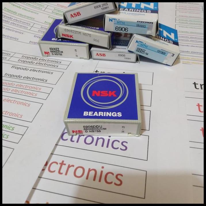 แบร์ริ่งบอล 6906 2RS NSK BRAND