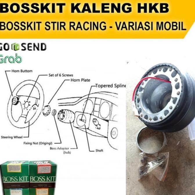 BOSKIT STIR RACING HKB SPORT WHEEL UNIVERSAL CAR KJ SUPER CAPSULE 95 FORSALE!