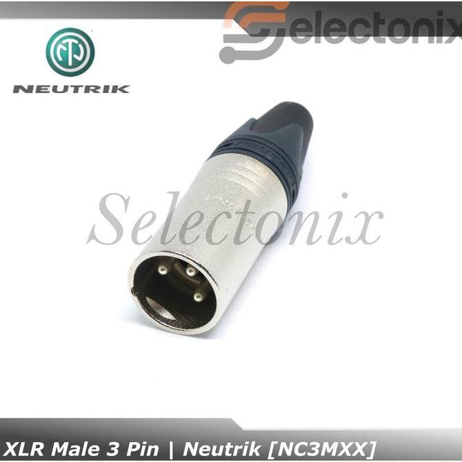 Wkfd- ขั้วต่อ Xlr / Canon Male 3 Pin | Neutrik [Nc3Mxx] / [Nc3Mxx-B]