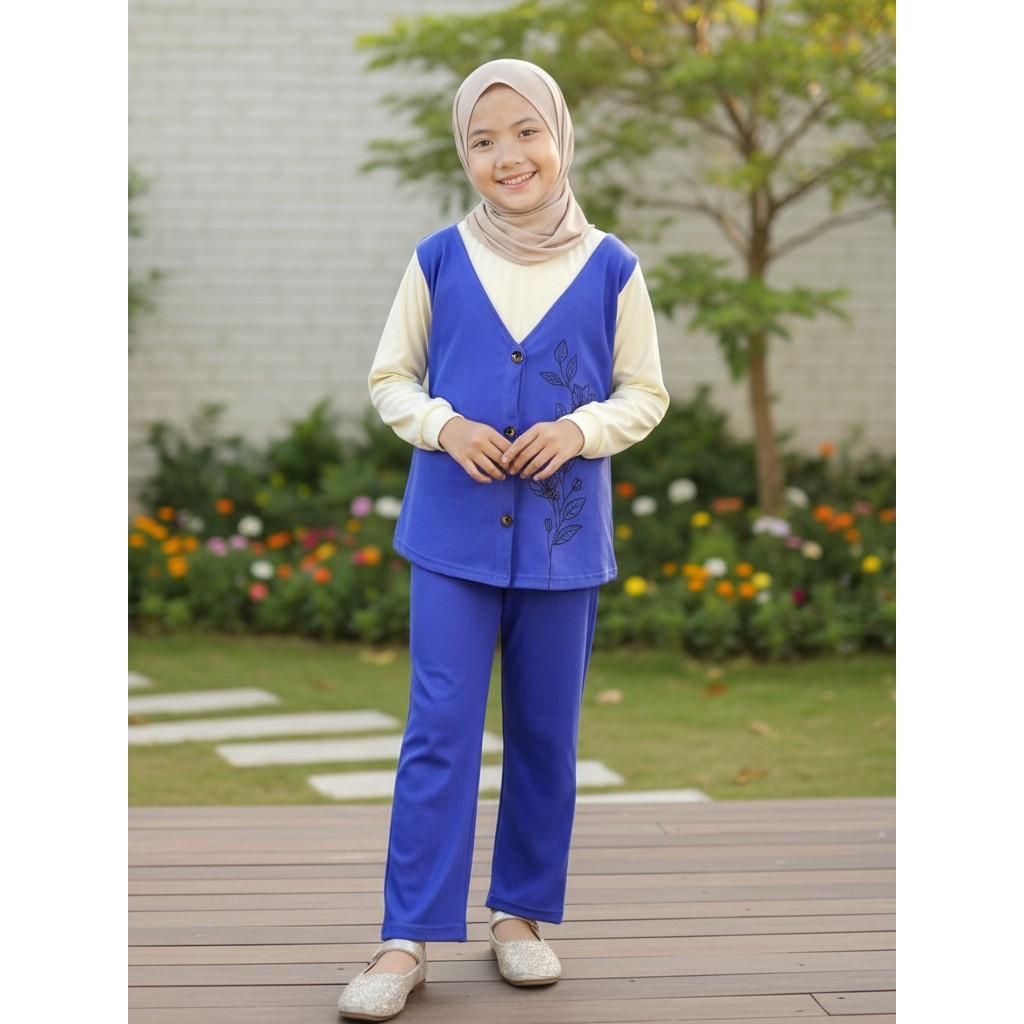 CKids Muslim Girls Suit Vest รวมชุด Amara