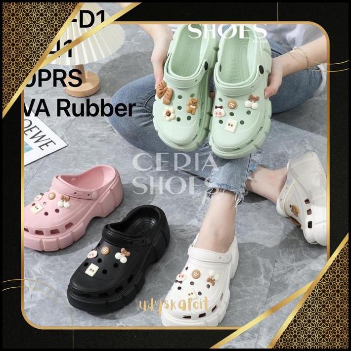 PL30 er-56 EVA Baim รองเท้าแตะผู้หญิงนําเข้าฟองน้ํายางนุ่ม Super Soft Heel ความสูง 7 ซม. Anti-Slip S