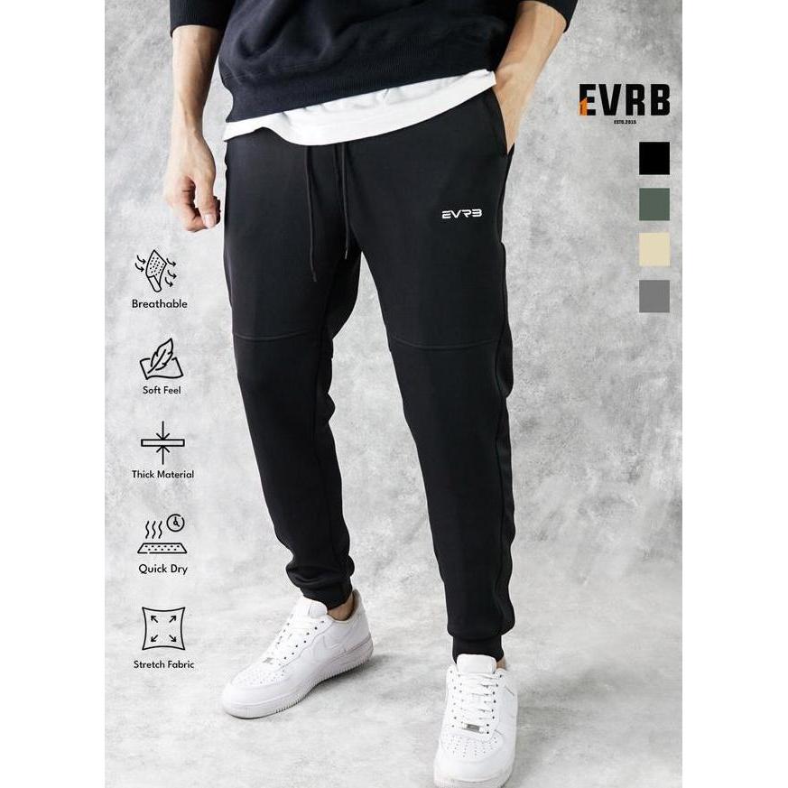 Ev Joger Long Pants Training Basic Joger Rib Sport
