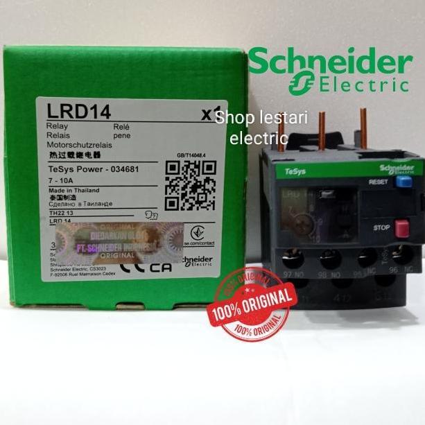 รีเลย์โอเวอร์โหลดความร้อน Lrd14 Lrd 14 Schneider BEST