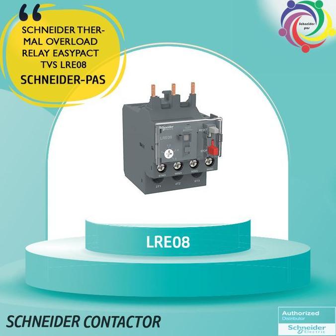 Schneider Electric Easypact Tvs รีเลย์ความร้อน 2.5-4A Lre08
