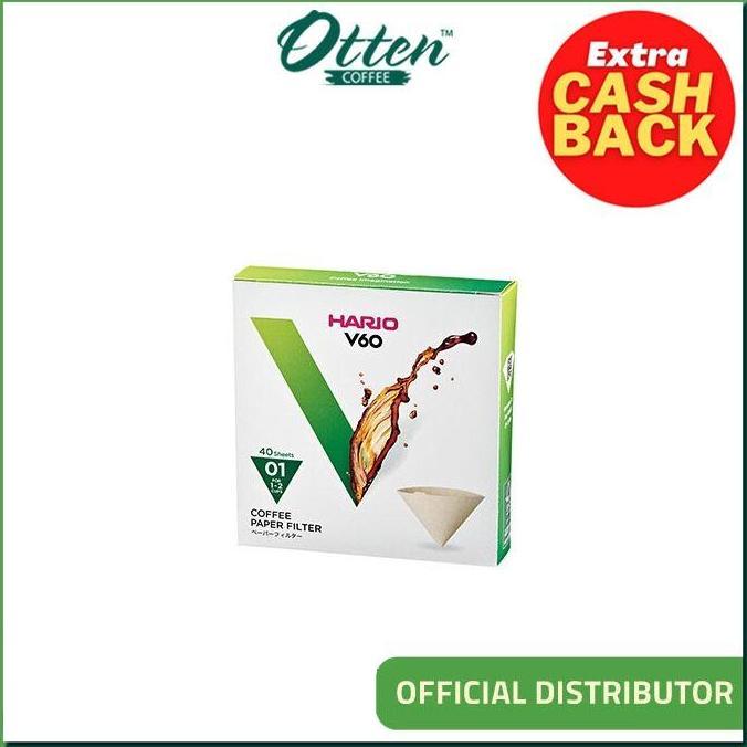 กระดาษกรอง Hario Vcf-01-40M | กระดาษกรอง V60