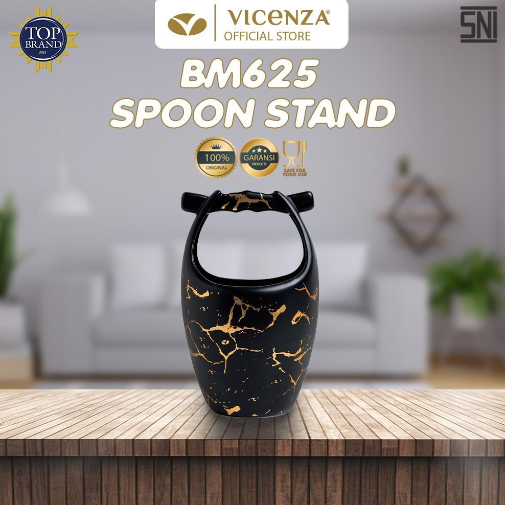 Vicenza BM625 ที่ใส่ช้อนลายหินอ่อน