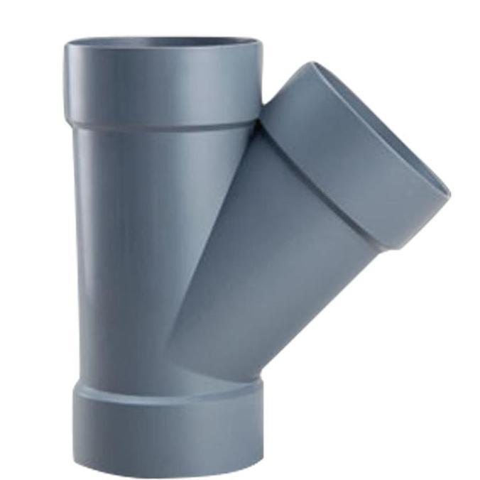 Tee Y Pvc 6" X 4" Rucika D 45 / Pvc Tee Y 6" X 4" D / Pvc Tee Y 45 D