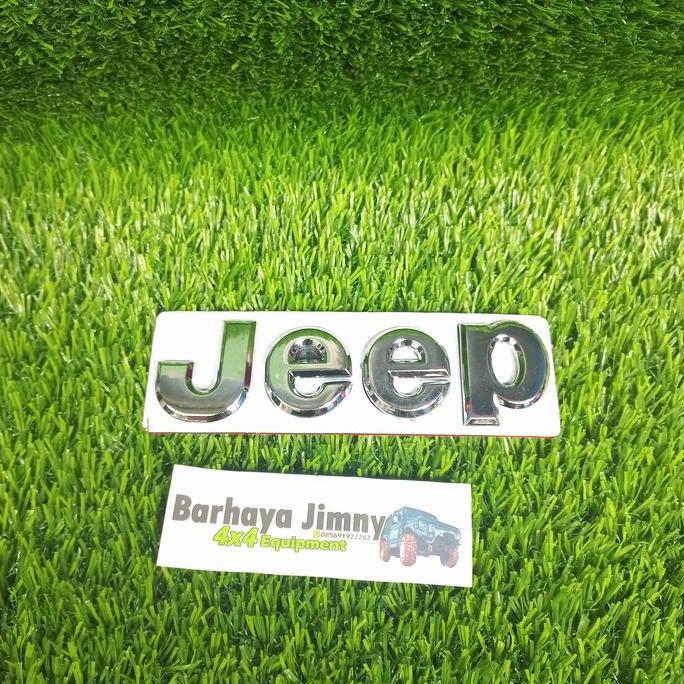 Jeep Chrome Emblem Jeep Logo สามารถใช้กับ Katana Jimny Premium