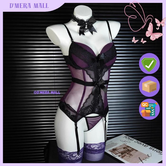 LINGERIE BODYSUIT ผู้หญิง CORSET PUSH UP BRA LINGERIE 542 จัดส่งฟรี