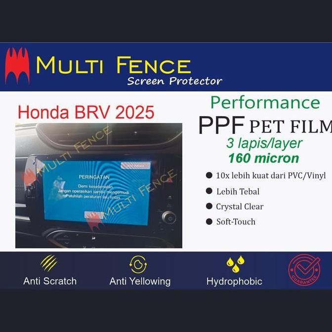 Anti-Scratch Head Unit BRV 2025 ปรับปรุง