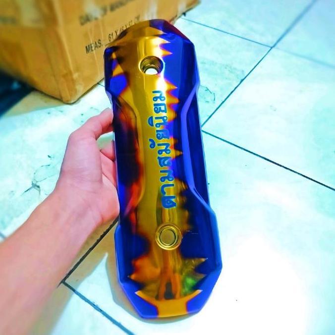 โล่ท่อไอเสียรถจักรยานยนต์ Variation Model Twotone Dj Large Thai Writing Twotone Exhaust Shield Varia