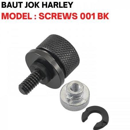สกรูฮาร์เลย์ 001 Bk สลักเกลียวที่นั่ง