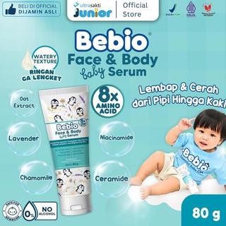 Pagenivansi - Bebio Face Body Baby Serum 8g Pelembab kulit Wajah dan badan Bayi Anak dengan 8x Amino Acid- Tidak Lengket dan Aman untuk Bayi Sensitif-Mencerahkan dan Meredakan Iritasi